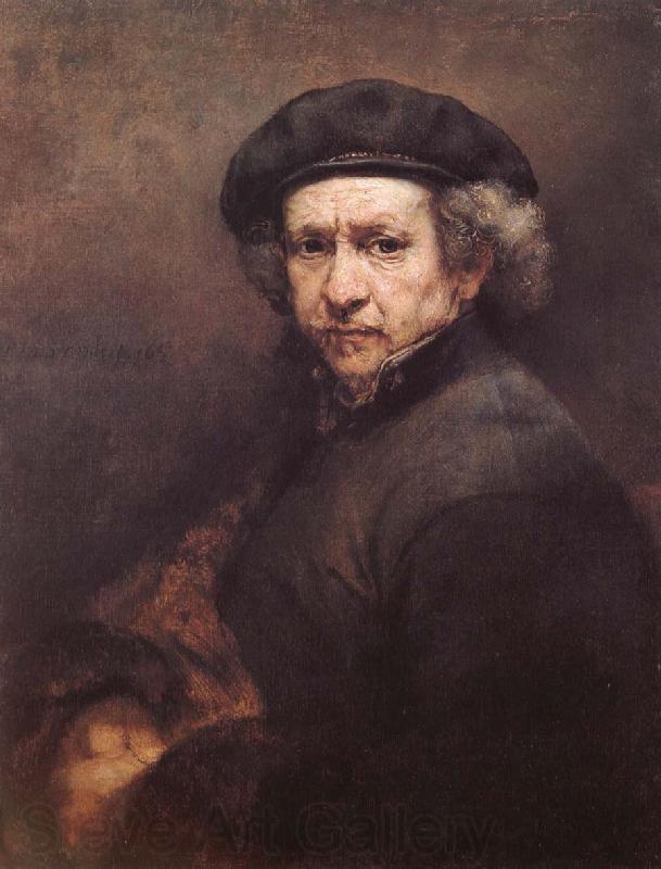 Rembrandt Harmensz Van Rijn Self-Portrait France oil painting art